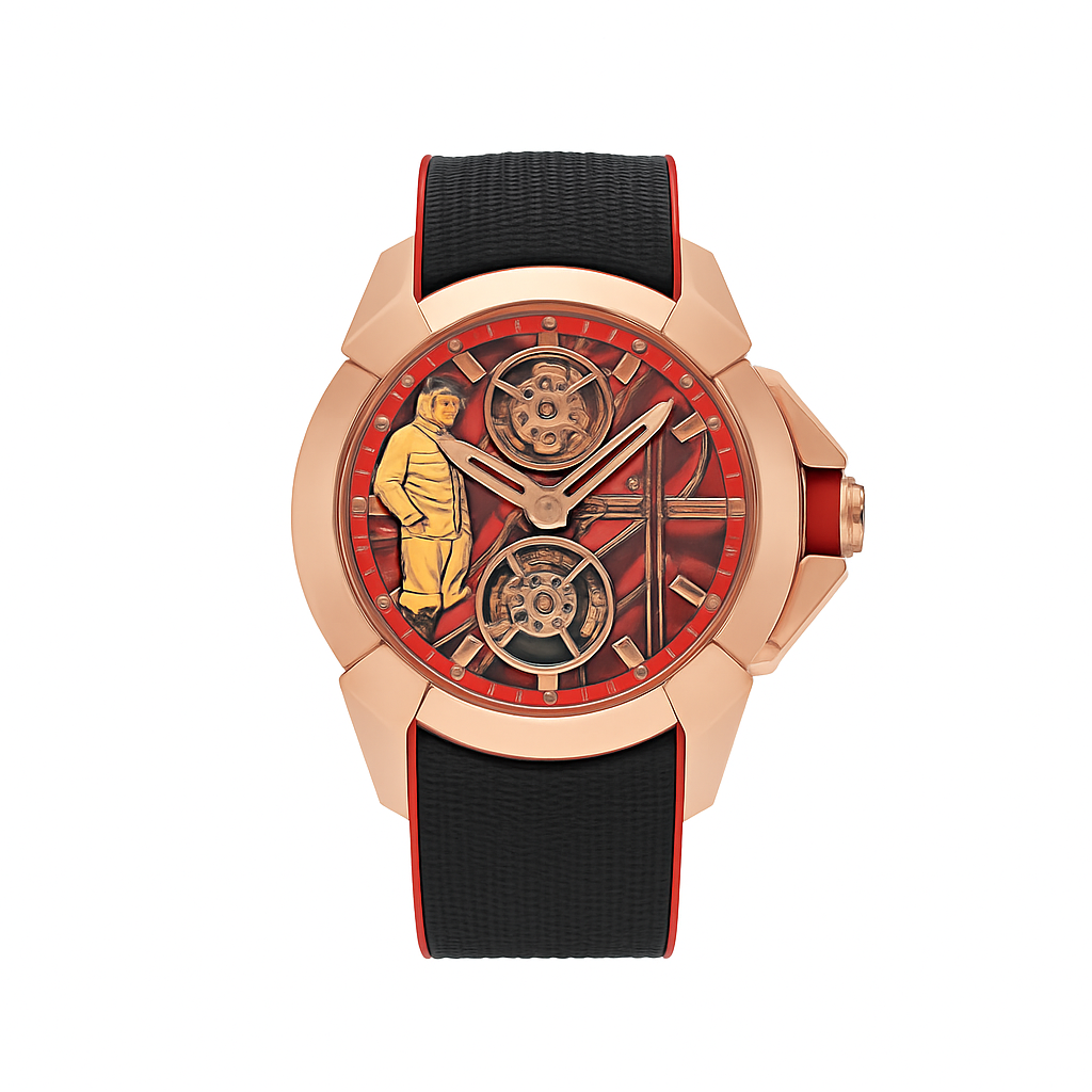 Watch Rose Gold Steel VSFactory Classic.