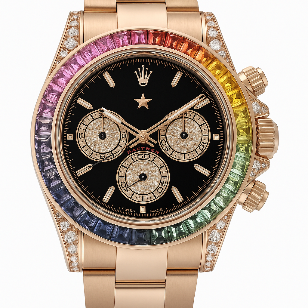 Watch Rose Gold Steel VSFactory Classic.