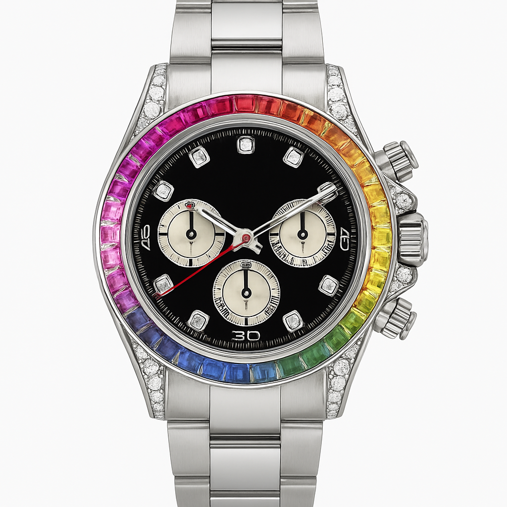 Watch Rose Gold Steel VSFactory Classic.