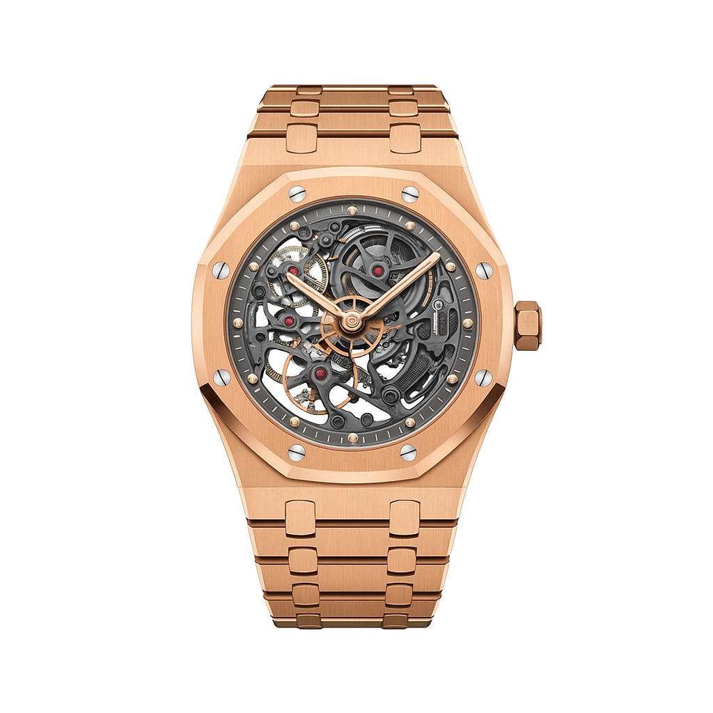 Watch Rose Gold VSFactory Line.